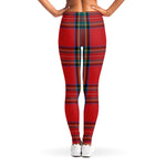 Stewart Tartan Scottish Pattern Print Women's Leggings