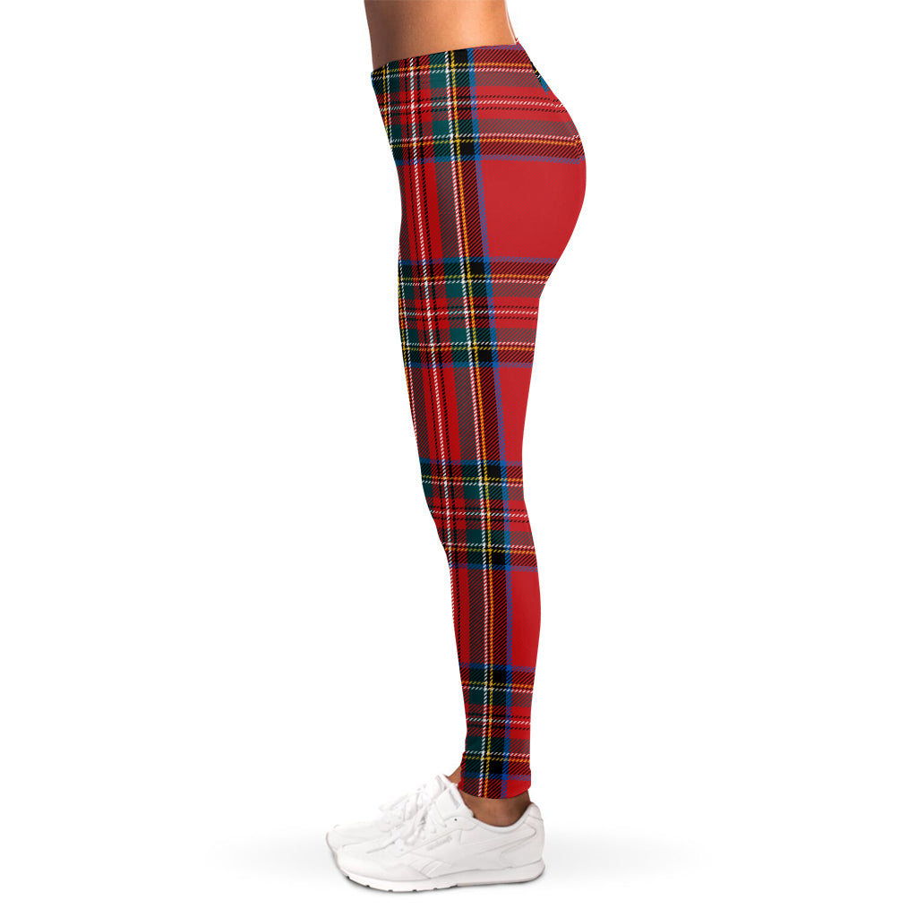 Stewart Tartan Scottish Pattern Print Women's Leggings