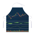 Stock Candlestick And Indicators Print Adjustable Apron