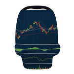 Stock Candlestick And Indicators Print Baby Seat Cover