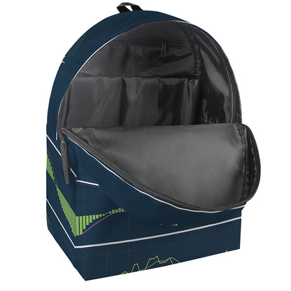 Stock Candlestick And Indicators Print Backpack