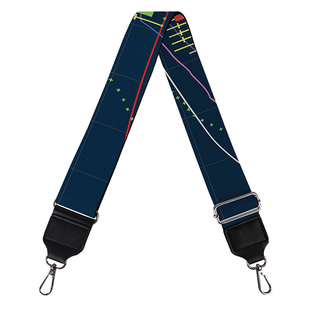 Stock Candlestick And Indicators Print Bag Strap