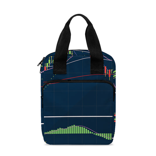 Stock Candlestick And Indicators Print Bible Tote Bag