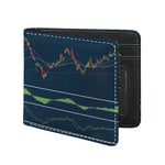 Stock Candlestick And Indicators Print Bifold Wallet