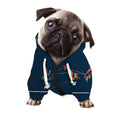 Stock Candlestick And Indicators Print Dog Zip Up Hoodie