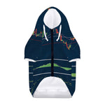 Stock Candlestick And Indicators Print Dog Zip Up Hoodie