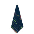 Stock Candlestick And Indicators Print Hand Towel