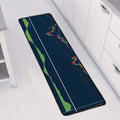 Stock Candlestick And Indicators Print Long Kitchen Mat