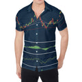 Stock Candlestick And Indicators Print Men's Shirt