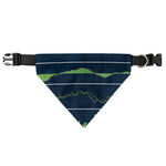Stock Candlestick And Indicators Print Over The Collar Dog Bandana