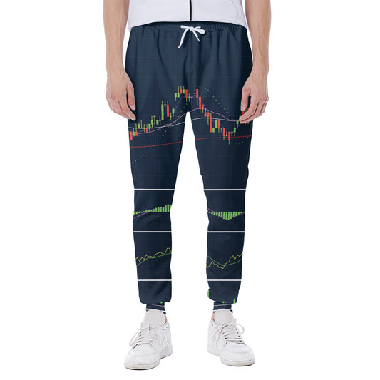 Stock Candlestick And Indicators Print Scuba Joggers