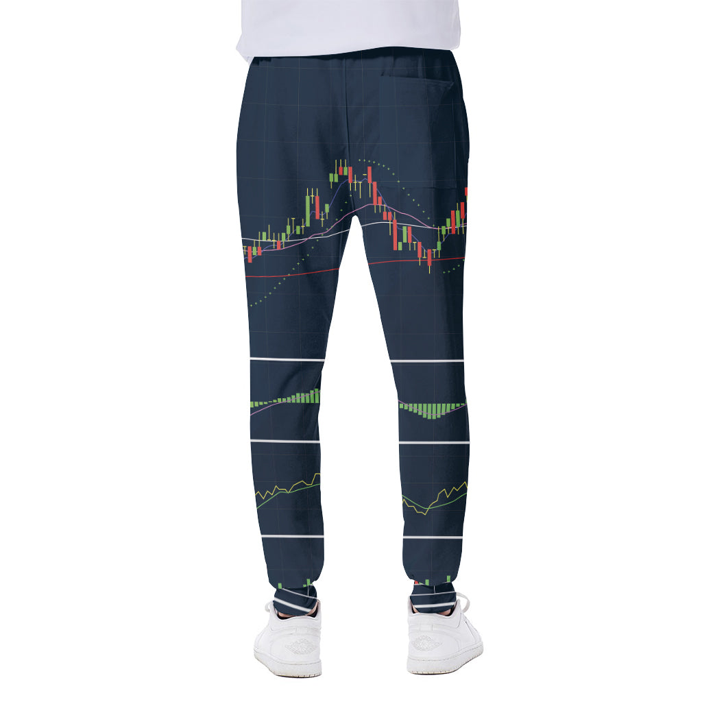 Stock Candlestick And Indicators Print Scuba Joggers