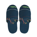 Stock Candlestick And Indicators Print Slippers