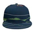 Stock Candlestick And Indicators Print Snapback Cap