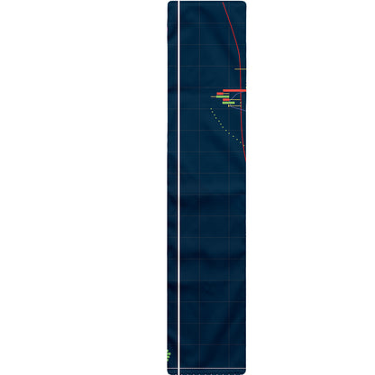 Stock Candlestick And Indicators Print Table Runner