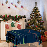 Stock Candlestick And Indicators Print Tablecloth