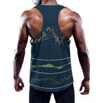 Stock Candlestick And Indicators Print Training Tank Top