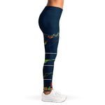 Stock Candlestick And Indicators Print Women's Leggings