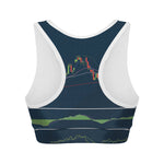 Stock Candlestick And Indicators Print Women's Sports Bra