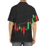 Stock Market Candlestick Print Aloha Shirt