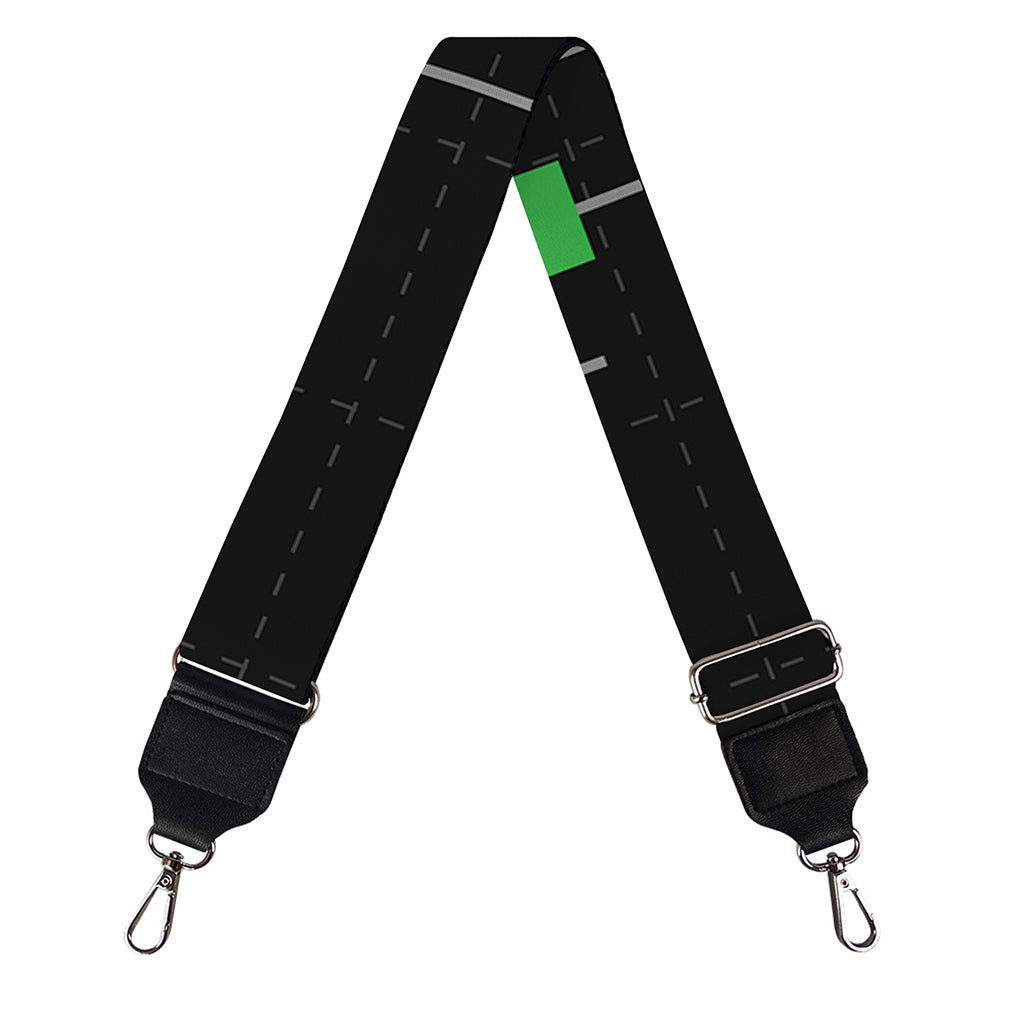 Stock Market Candlestick Print Bag Strap