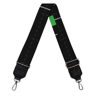 Stock Market Candlestick Print Bag Strap