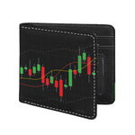 Stock Market Candlestick Print Bifold Wallet