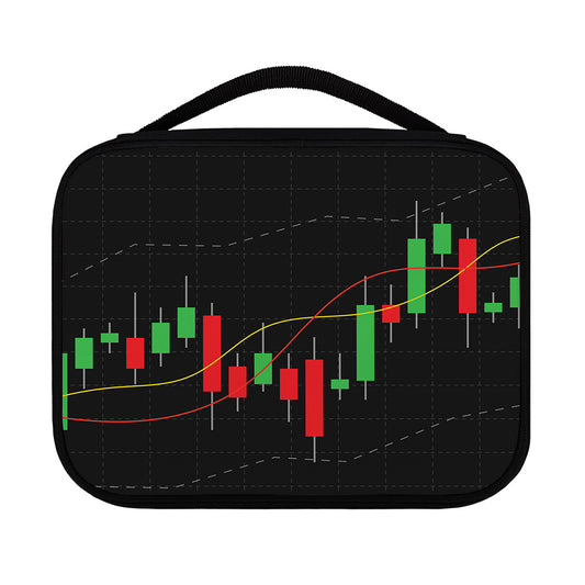Stock Market Candlestick Print Classic Bible Case