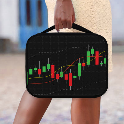 Stock Market Candlestick Print Classic Bible Case