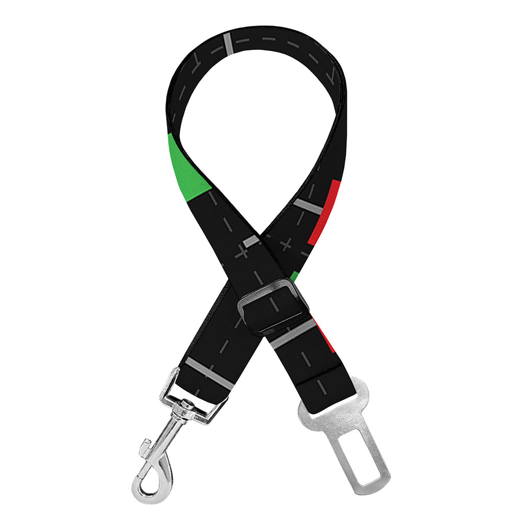 Stock Market Candlestick Print Dog Seat Belt