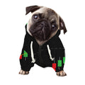 Stock Market Candlestick Print Dog Zip Up Hoodie