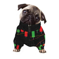Stock Market Candlestick Print Dog Zip Up Jacket