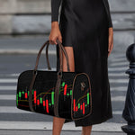 Stock Market Candlestick Print Duffle Bag