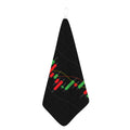 Stock Market Candlestick Print Hand Towel
