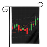 Stock Market Candlestick Print House Flag
