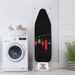 Stock Market Candlestick Print Ironing Board Cover