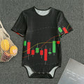 Stock Market Candlestick Print Men's Bodysuit