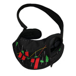 Stock Market Candlestick Print Pet Sling Carrier