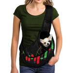 Stock Market Candlestick Print Pet Sling Carrier