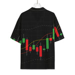 Stock Market Candlestick Print Rayon Hawaiian Shirt