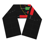 Stock Market Candlestick Print Scarf