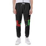 Stock Market Candlestick Print Scuba Joggers