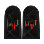 Stock Market Candlestick Print Skillet Handle Cover