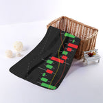 Stock Market Candlestick Print Towel