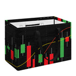 Stock Market Candlestick Print Utility Tote Bag