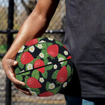 Strawberry And Flower Pattern Print Basketball