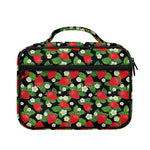 Strawberry And Flower Pattern Print Briefcase Bible Bag