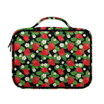 Strawberry And Flower Pattern Print Briefcase Bible Bag
