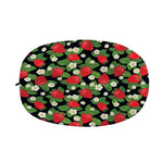 Strawberry And Flower Pattern Print Car Side Mirror Covers
