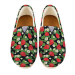 Strawberry And Flower Pattern Print Casual Shoes